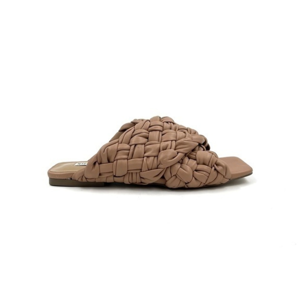 Steve Madden Marina Braided Flat Sandal Nude Size 6.5